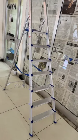 Photo - Ladder Aluminum 8stepladder0 Ladder6መሰላል ተጣጣፊ መሰላል