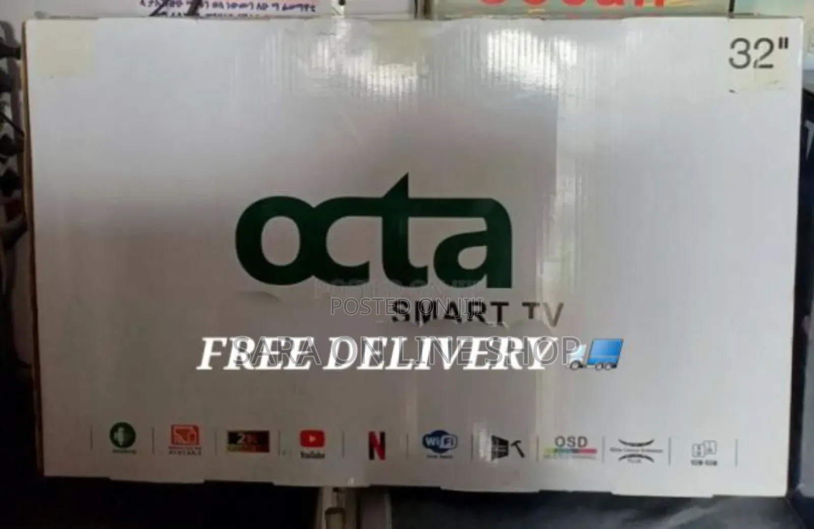●Octa 32" Uhd Smart Tv Free Delivery