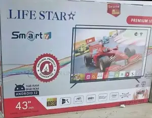 ◆Life Star 43" Uhd Android Tv New 2025