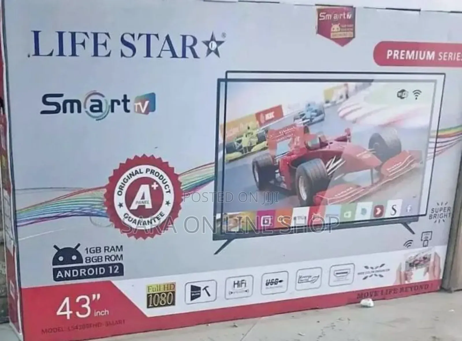 ◆Life Star 43" Uhd Android Tv New 2025