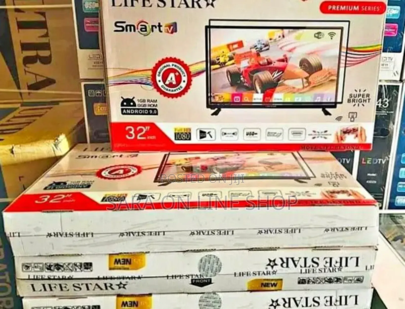 Life Star 32" Uhd Smart Tv New Model Free Delivery
