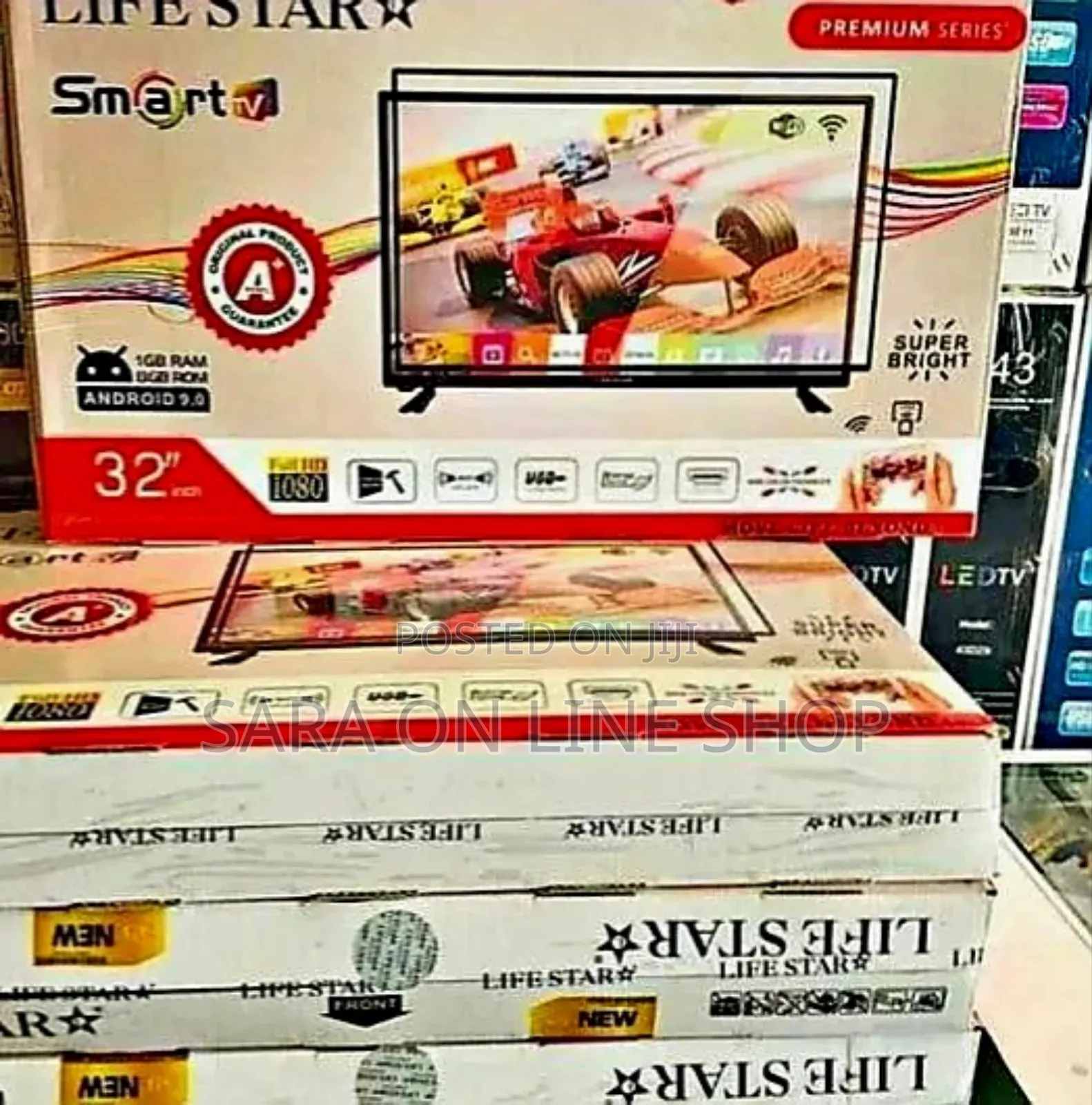 Life Star 32" Uhd Smart Tv New Model Free Delivery