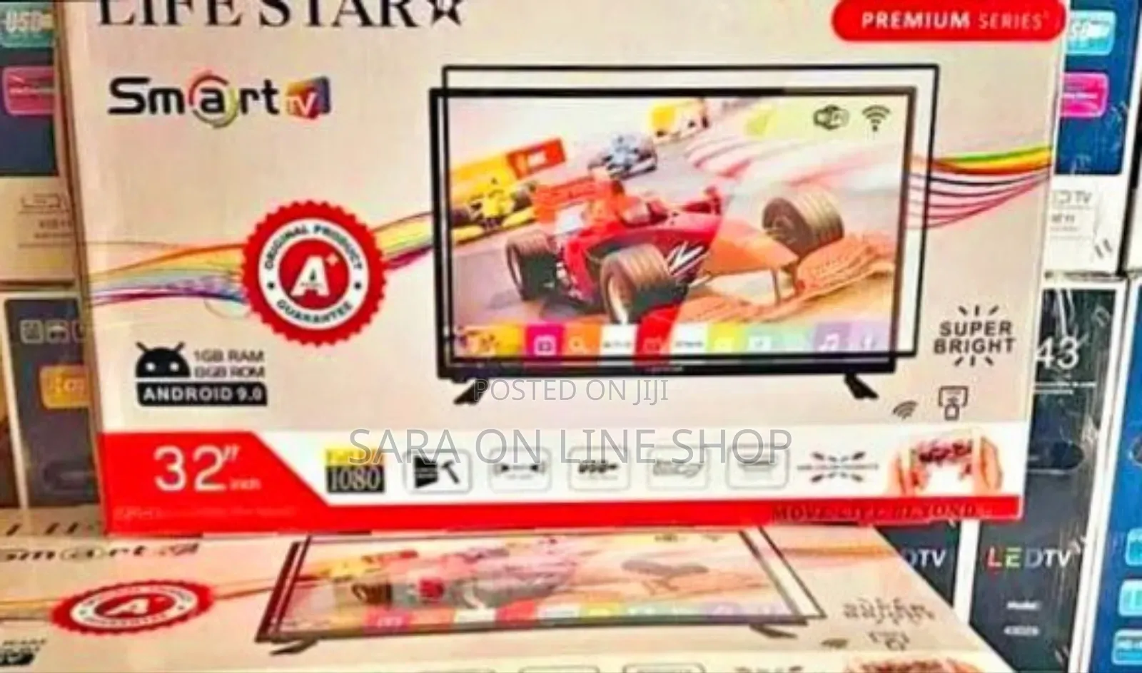 Life Star 32" Uhd Smart Tv New Model Free Delivery
