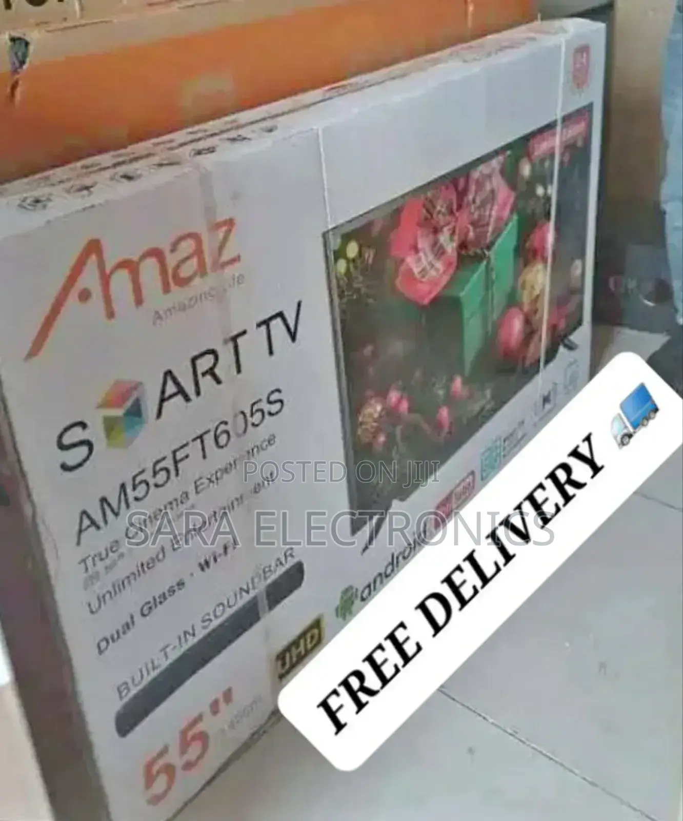 Amaz 55" Uhd Android Tv 10year Warranty