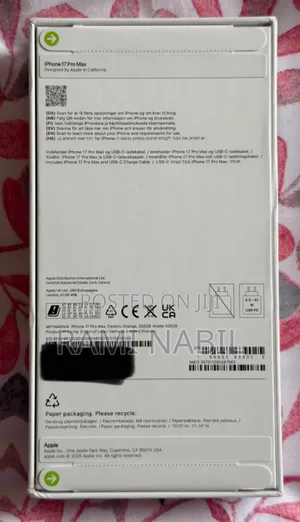 New Apple iPhone 17 Pro Max 256 GB Orange