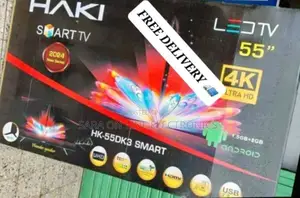 Haki 55" Led Smart Tv New 2025