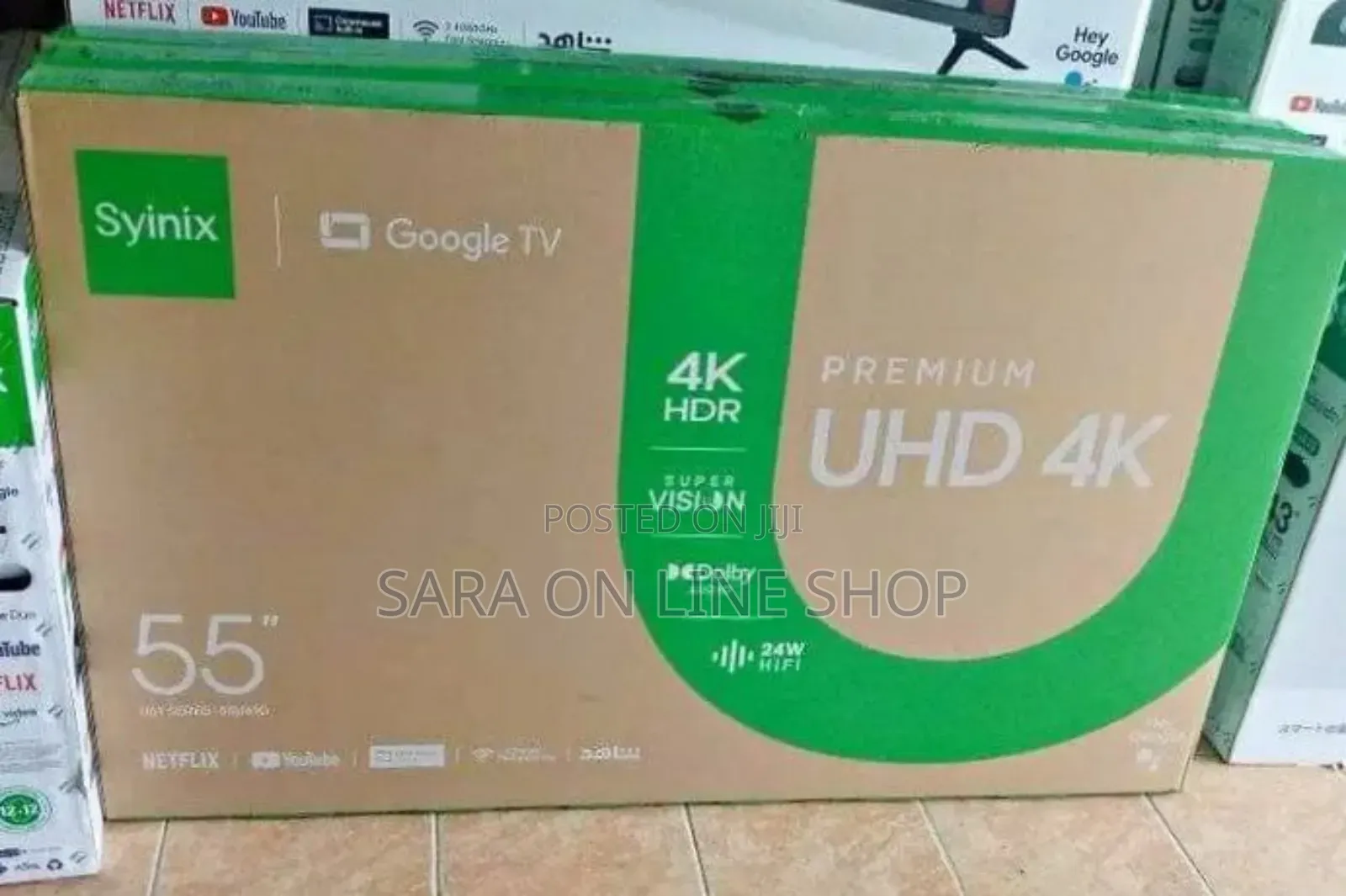 ■Syinix 55" Uhd Google 4khdr Tv Free Delivery