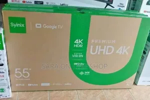Photo - ■Syinix 55" Uhd Google 4khdr Tv Free Delivery