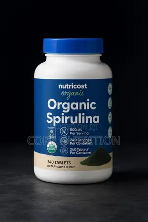 Photo - Organic Spirulina 500 Mg , 240 Tablets