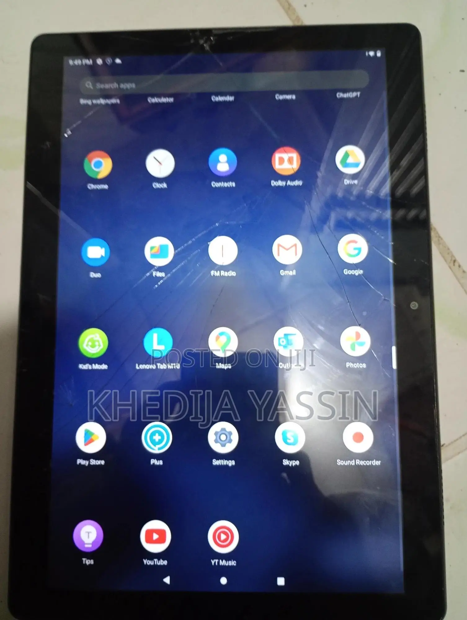 Lenovo Tab M10 16 GB Black