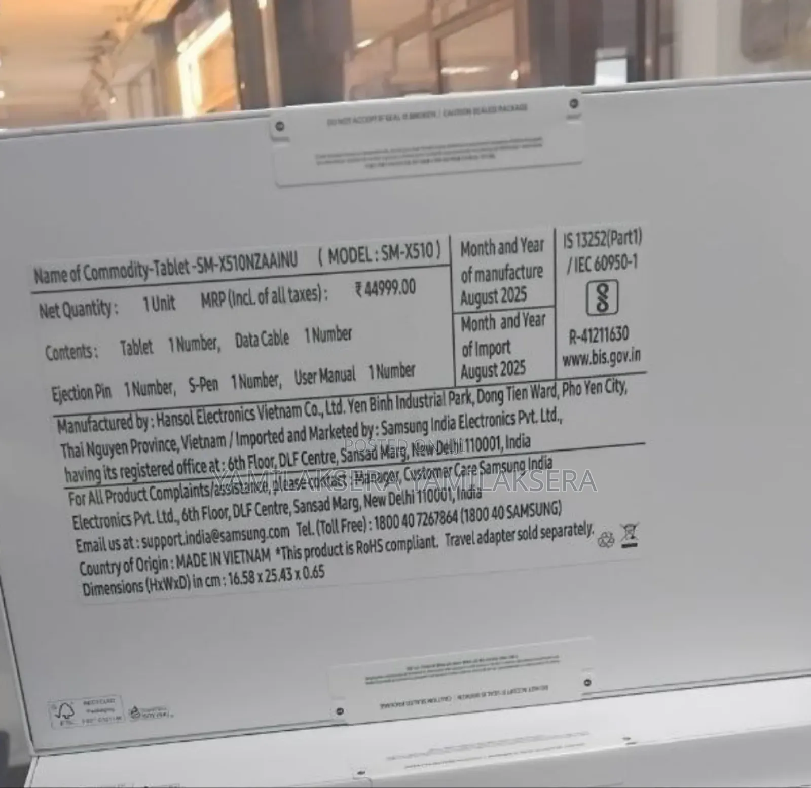 New Samsung Galaxy Tab S9 FE 128 GB Silver