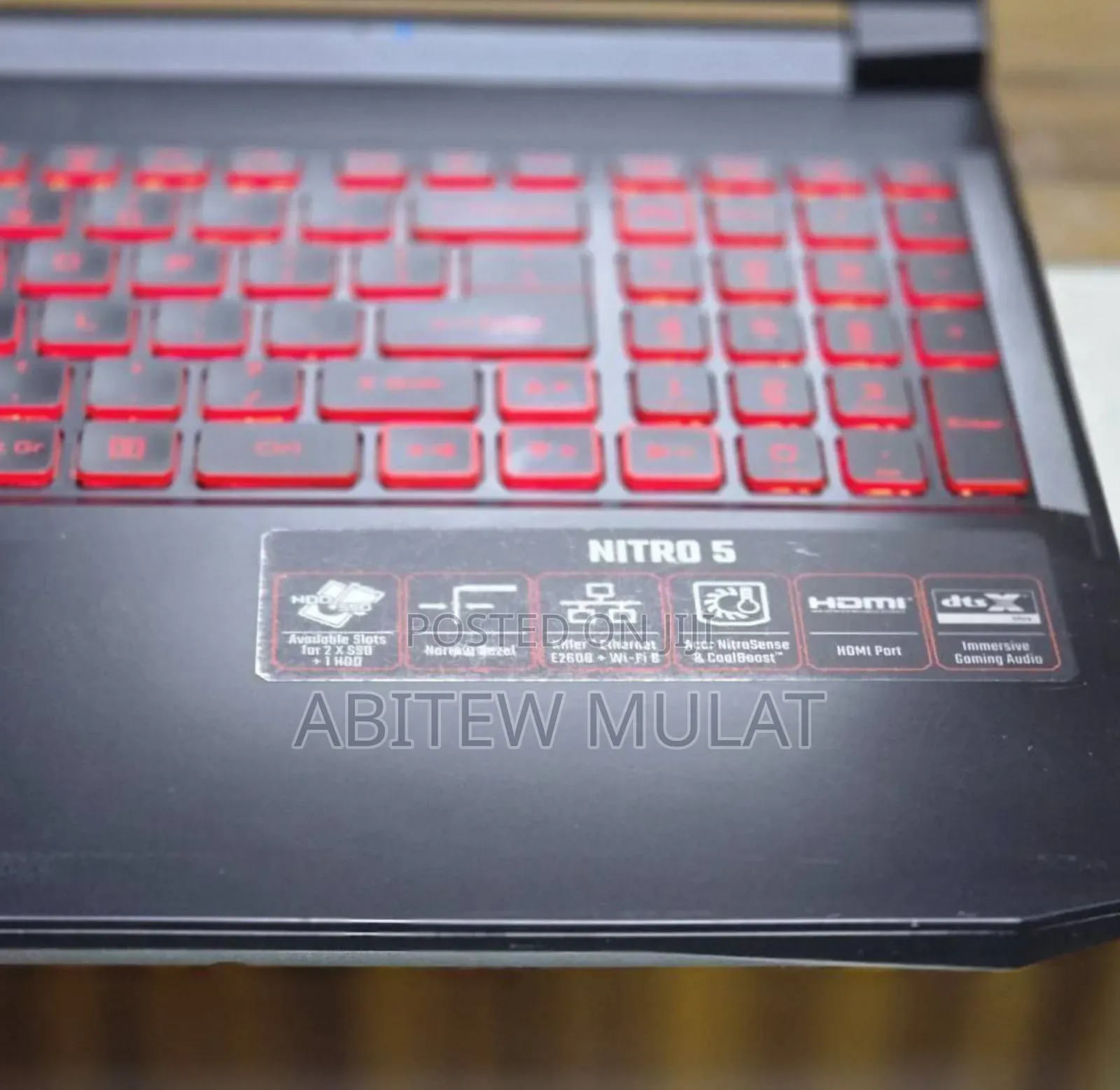 New Laptop Acer Nitro 5 16GB Intel Core I5 SSD 512GB