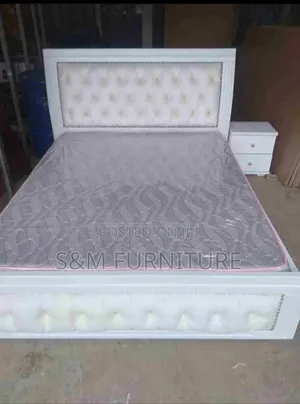 Workshop Pic Of Attractive 1.50 Meter Bed With Unbelievable Price(አልጋ)