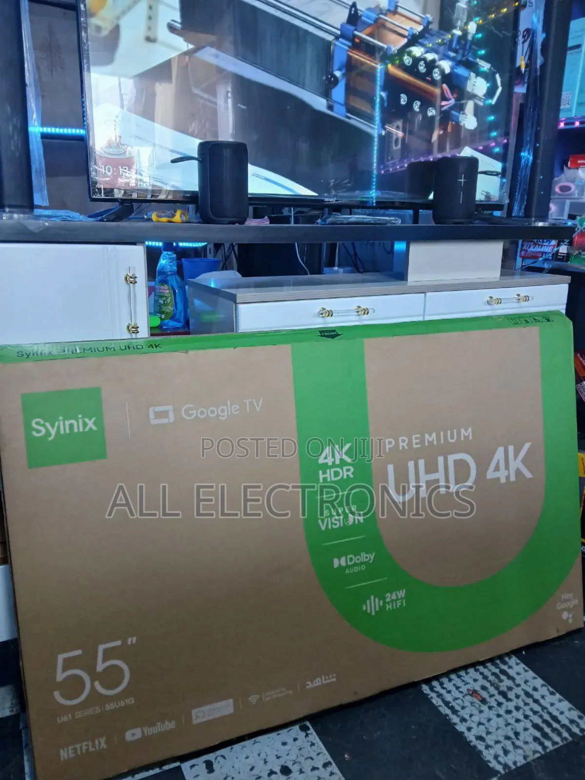 Syninix 55"Inch Uhd Quality Tv