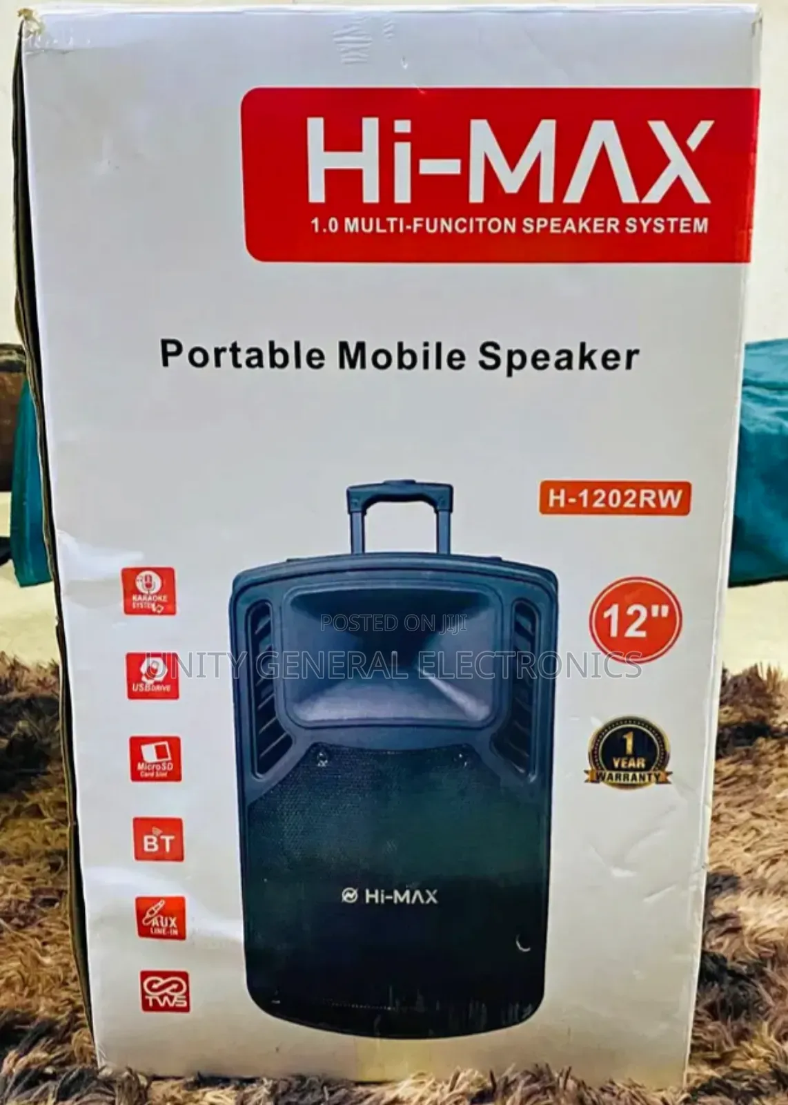 Hi-Max 12inch Speaker