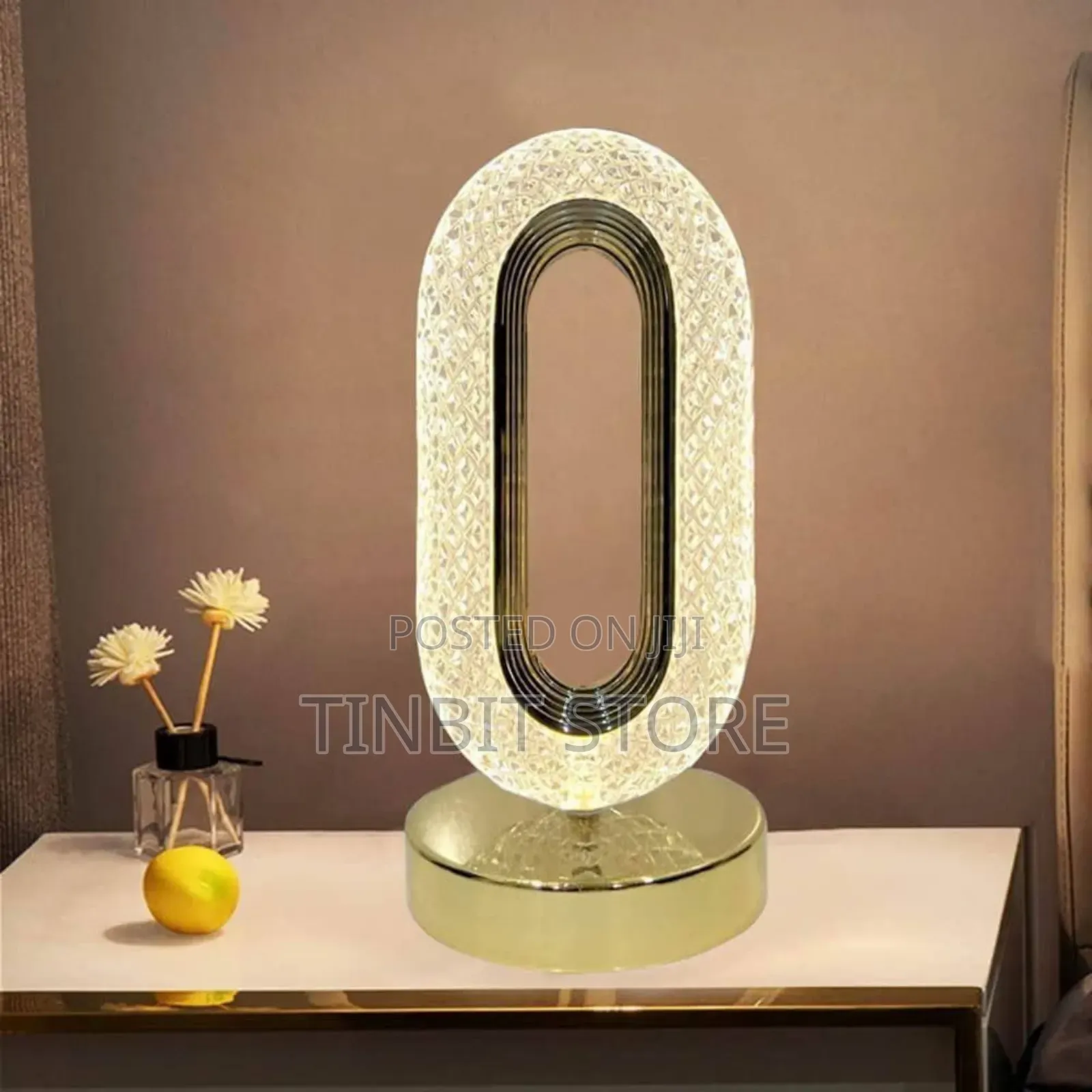 Led Crystal Table Lamp