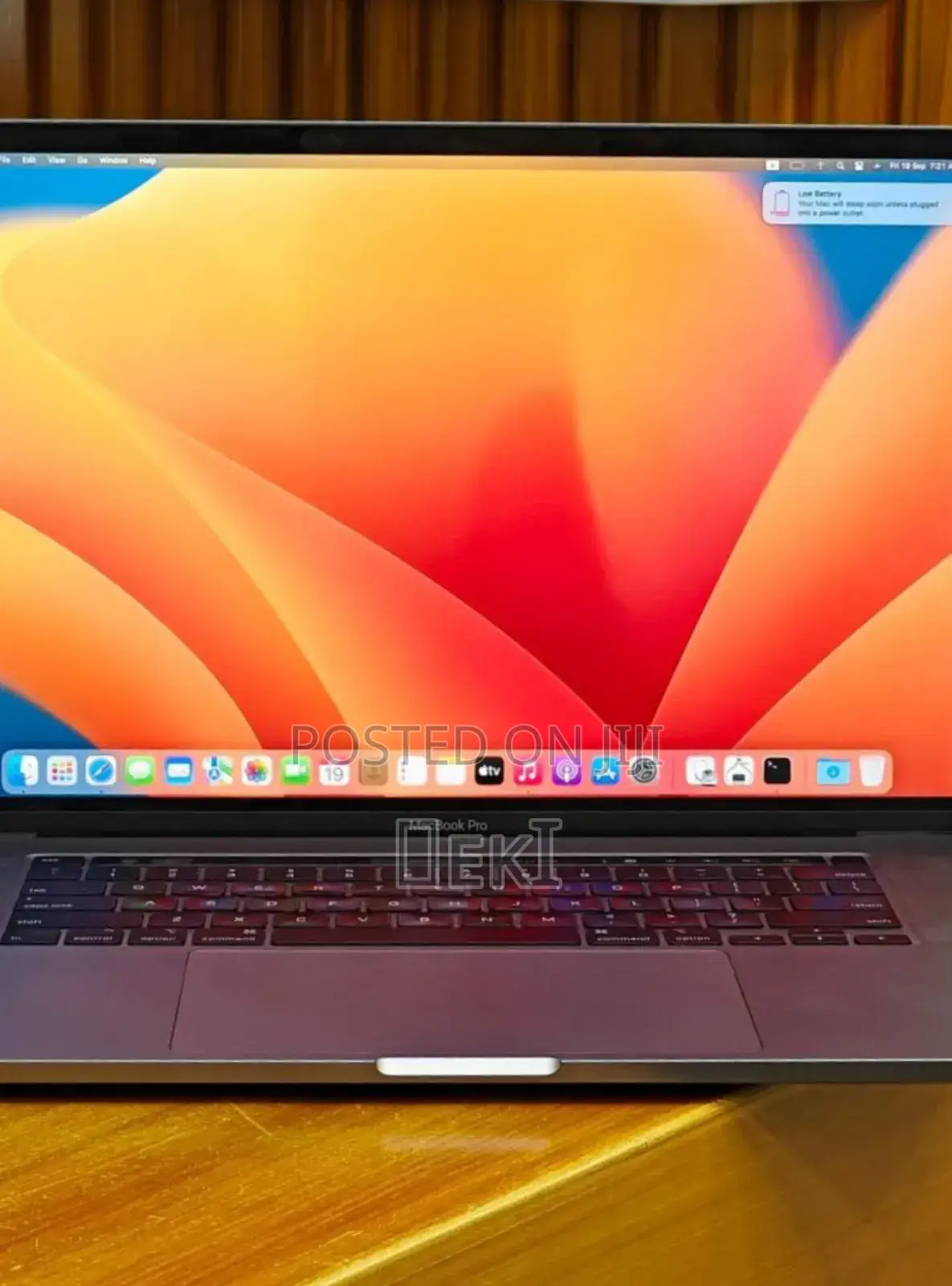 New Laptop Apple MacBook Pro 2019 16GB Intel Core I7 SSD 512GB