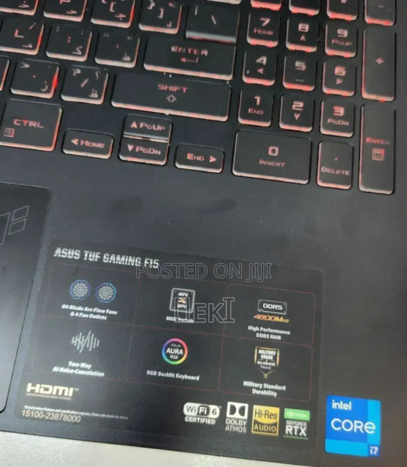 New Laptop Asus TUF Gaming A15 16GB Intel Core I7 SSD 512GB