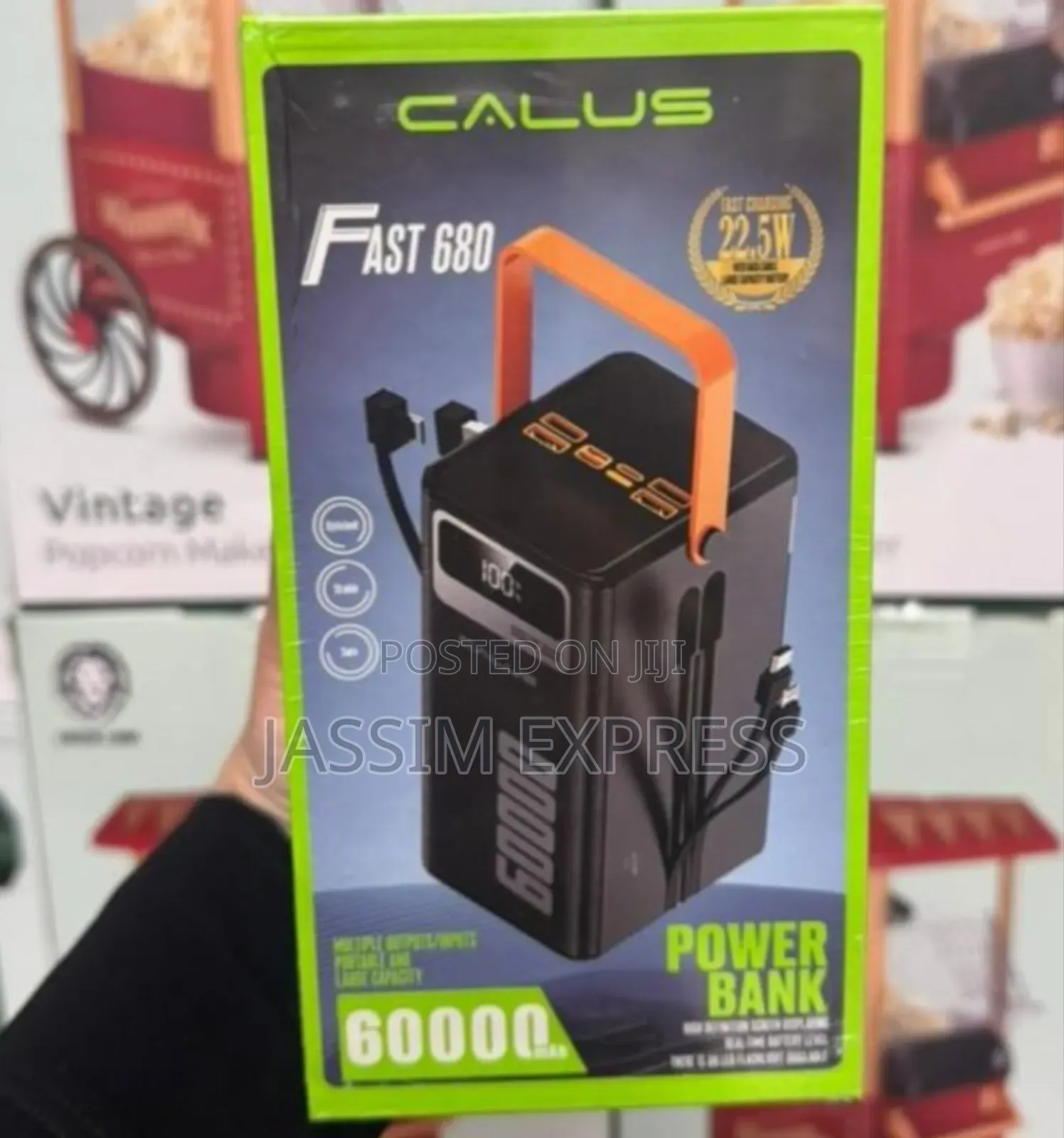 60,000mah Power Bank 22.5w Super Fast Charge Multi-port Backup Battery