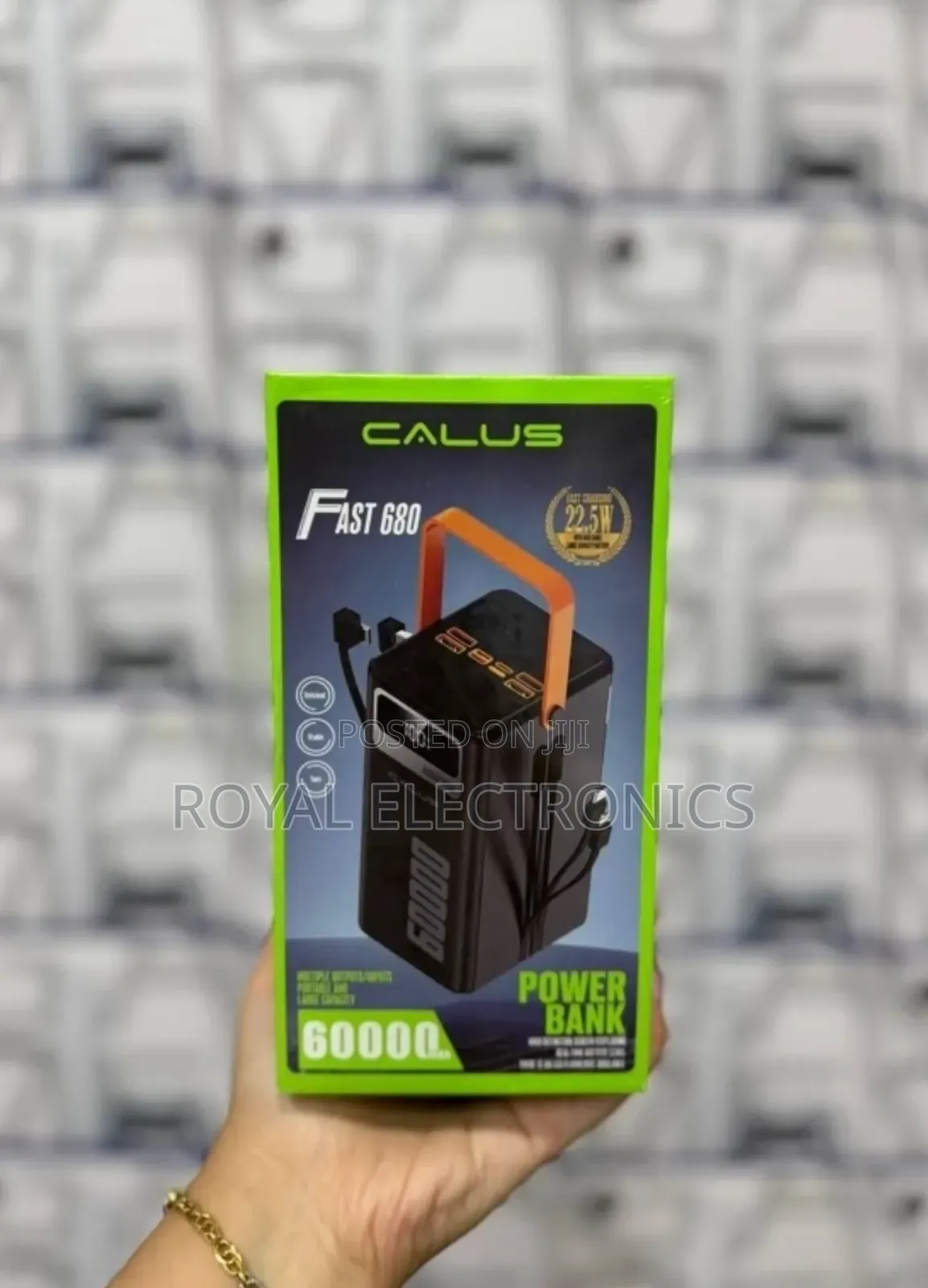 Original Calus 60,000mah Power Bank. 22.5w Super Fast Chargemulti-Port
