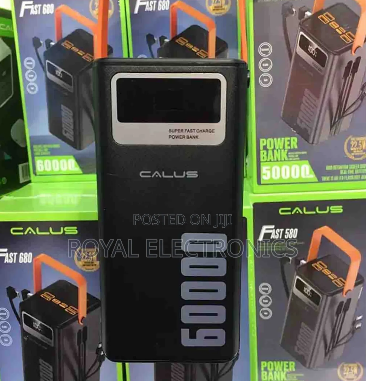 Original Calus 60,000mah Power Bank. 22.5w Super Fast Chargemulti-Port
