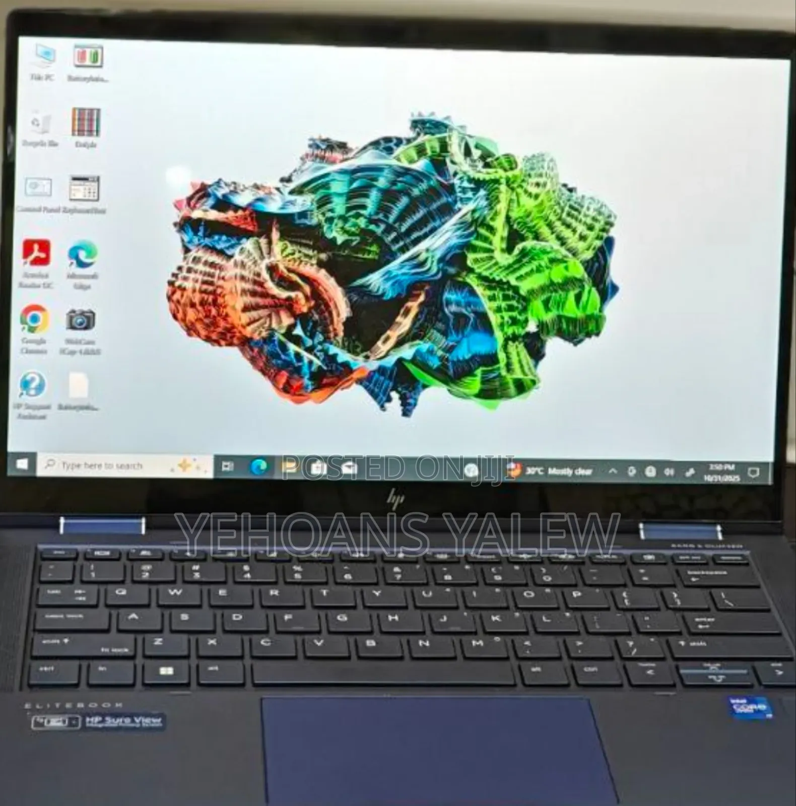 New Laptop HP Dragonfly G2 16GB Intel Core I7 SSD 512GB