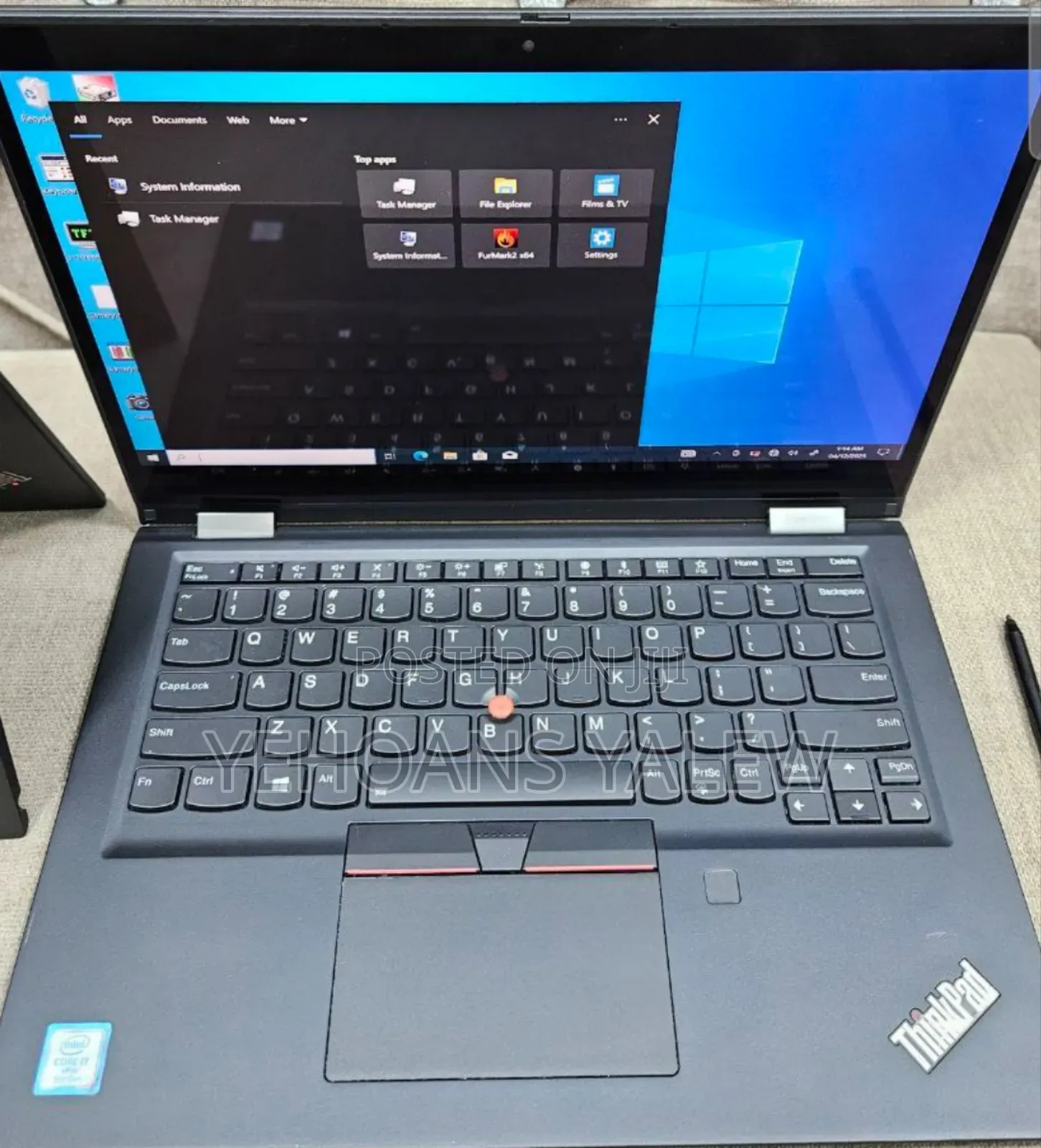 New Laptop Lenovo ThinkPad X390 Yoga 8GB Intel Core I7 SSD 512GB