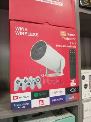 Jamic Range" 2-in-1 Video Game Projector