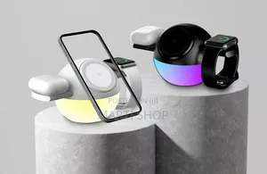 Photo - Porodo Orbix 3-in-1 Wireless Charger With Adjustable Ambient Light