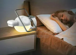 Porodo Orbix 3-in-1 Wireless Charger With Adjustable Ambient Light