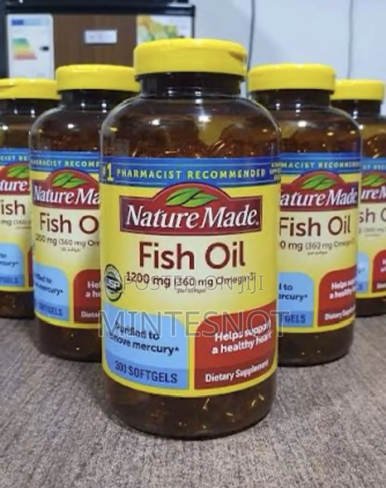 Fishoil Omega 3  300 Softgels