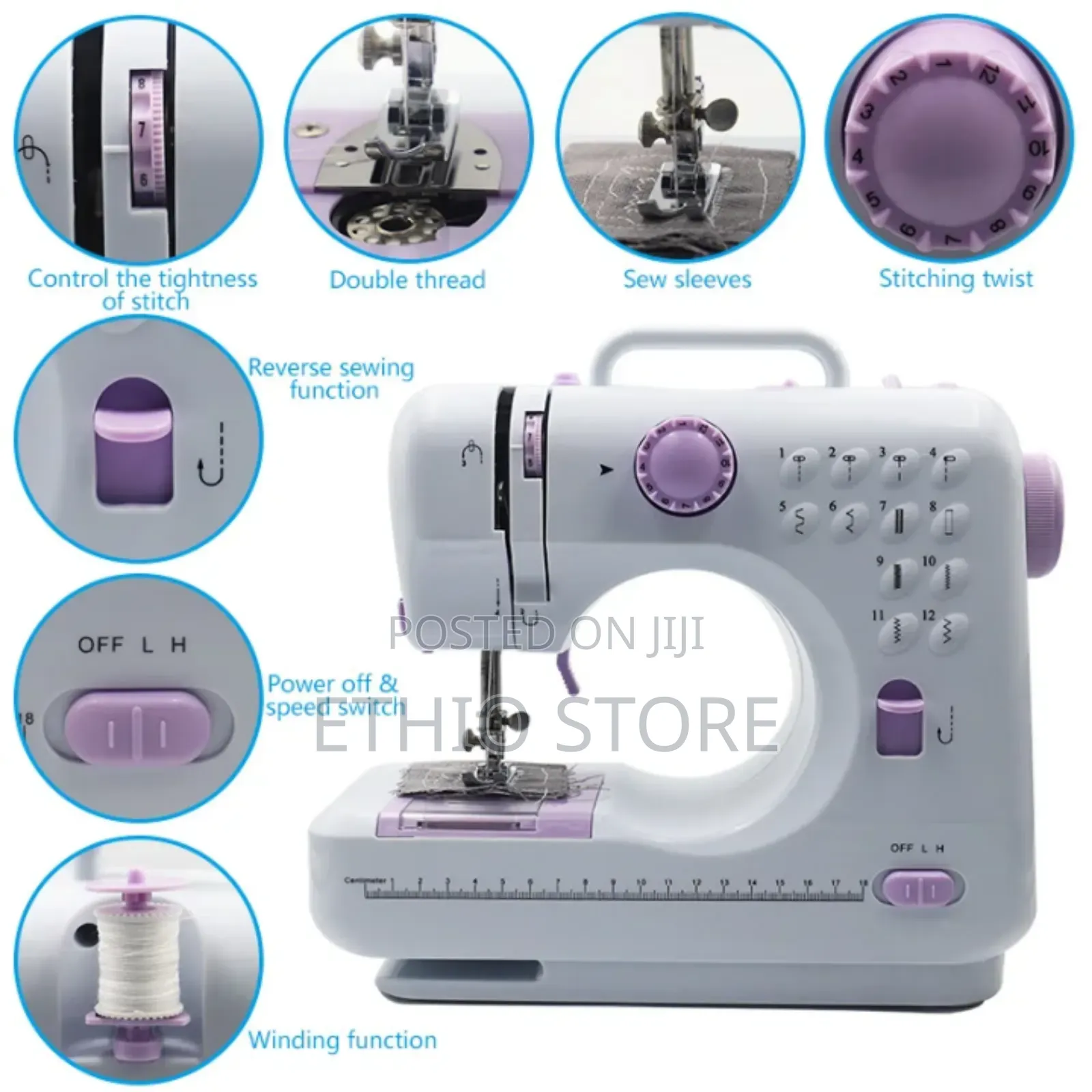 Mini Portable Home Sewing Machine With Foot Padal