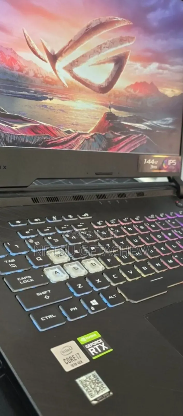 New Laptop Asus ROG Strix G15 16GB Intel Core I7 SSD 1T