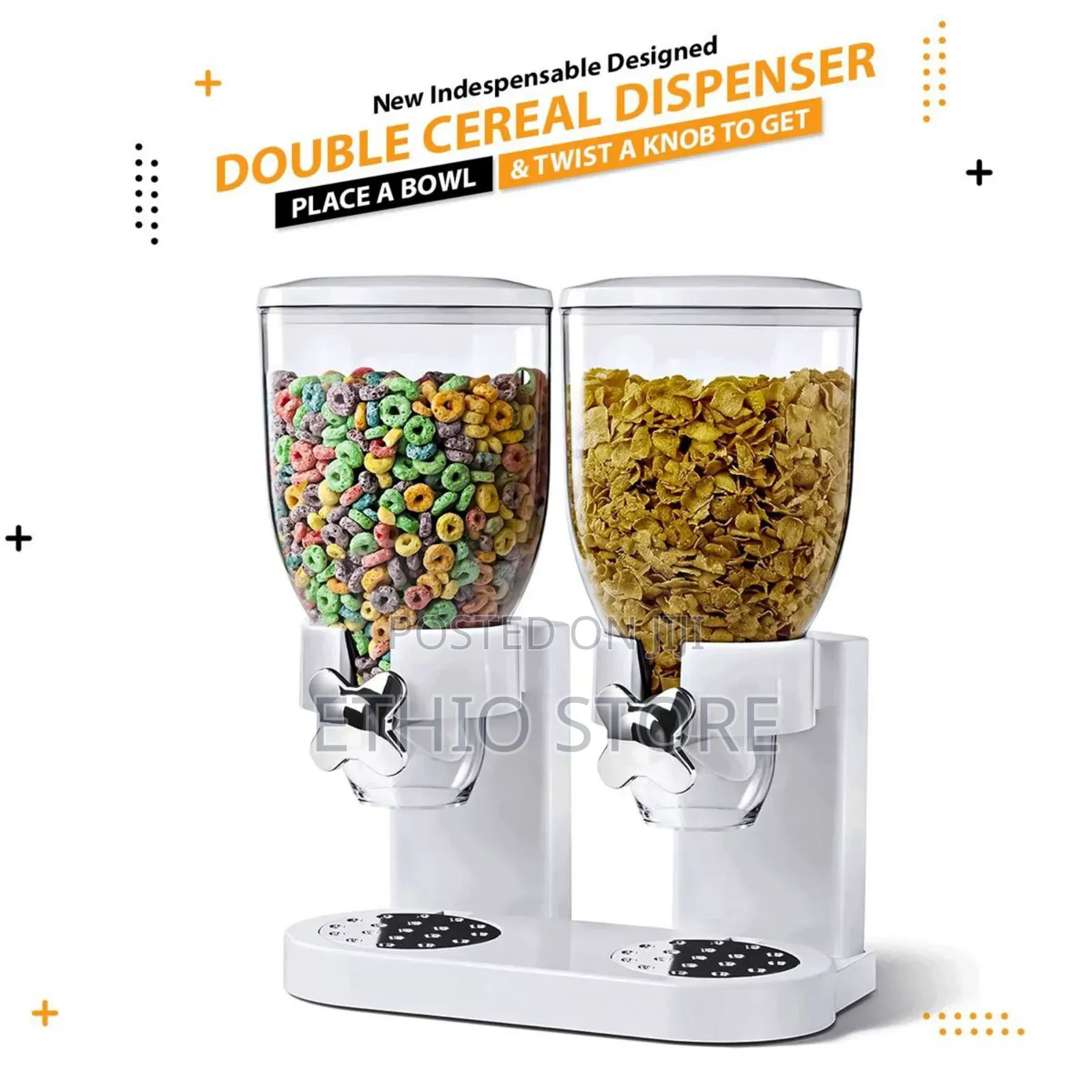Perucci Original Cereal Dispenser Double