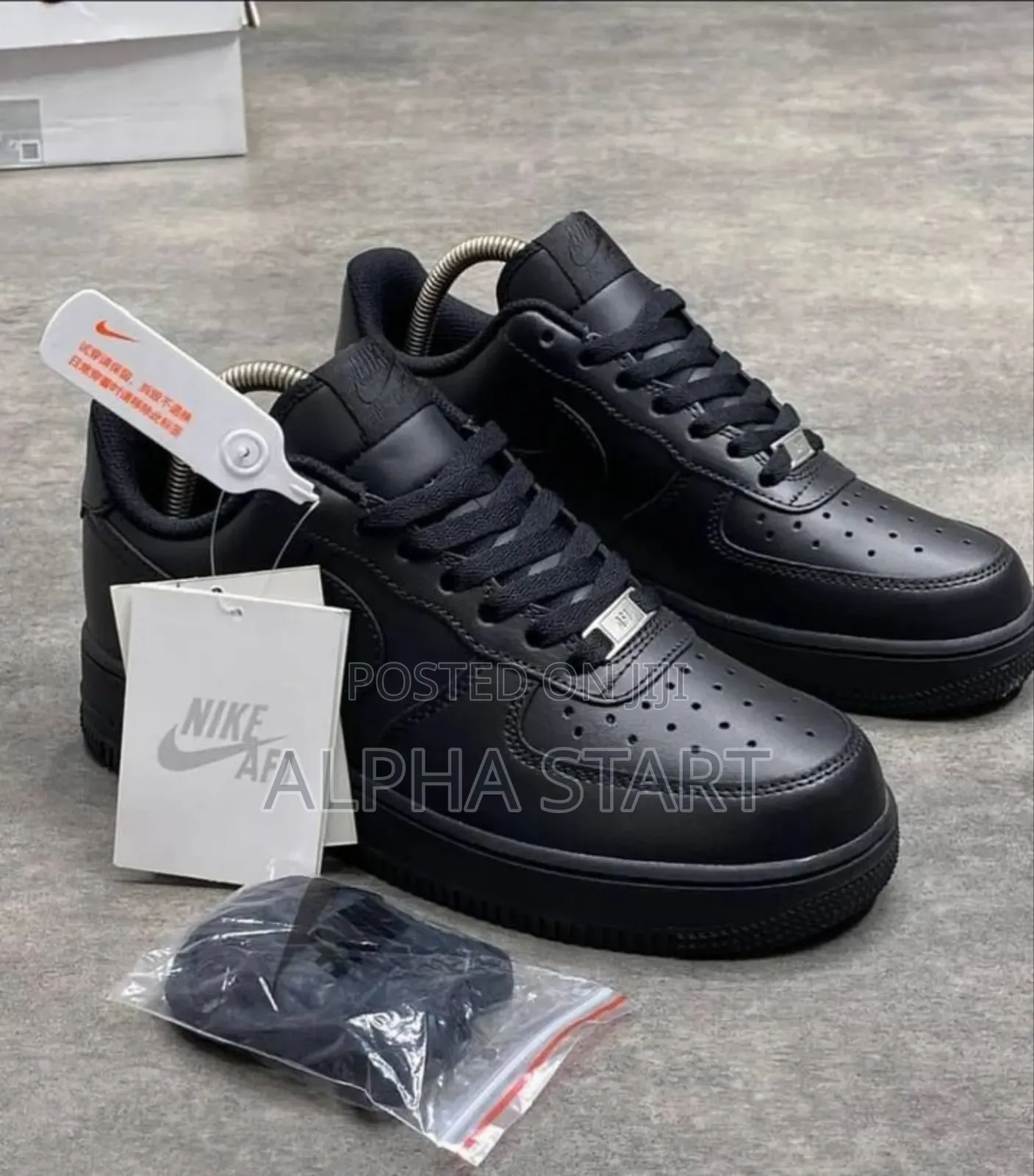 Nike Air Force Black Cat High Master Quality Shoes Made in Vietnam