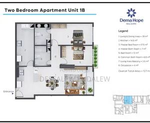 2bdrm Apartment in Yeka for sale