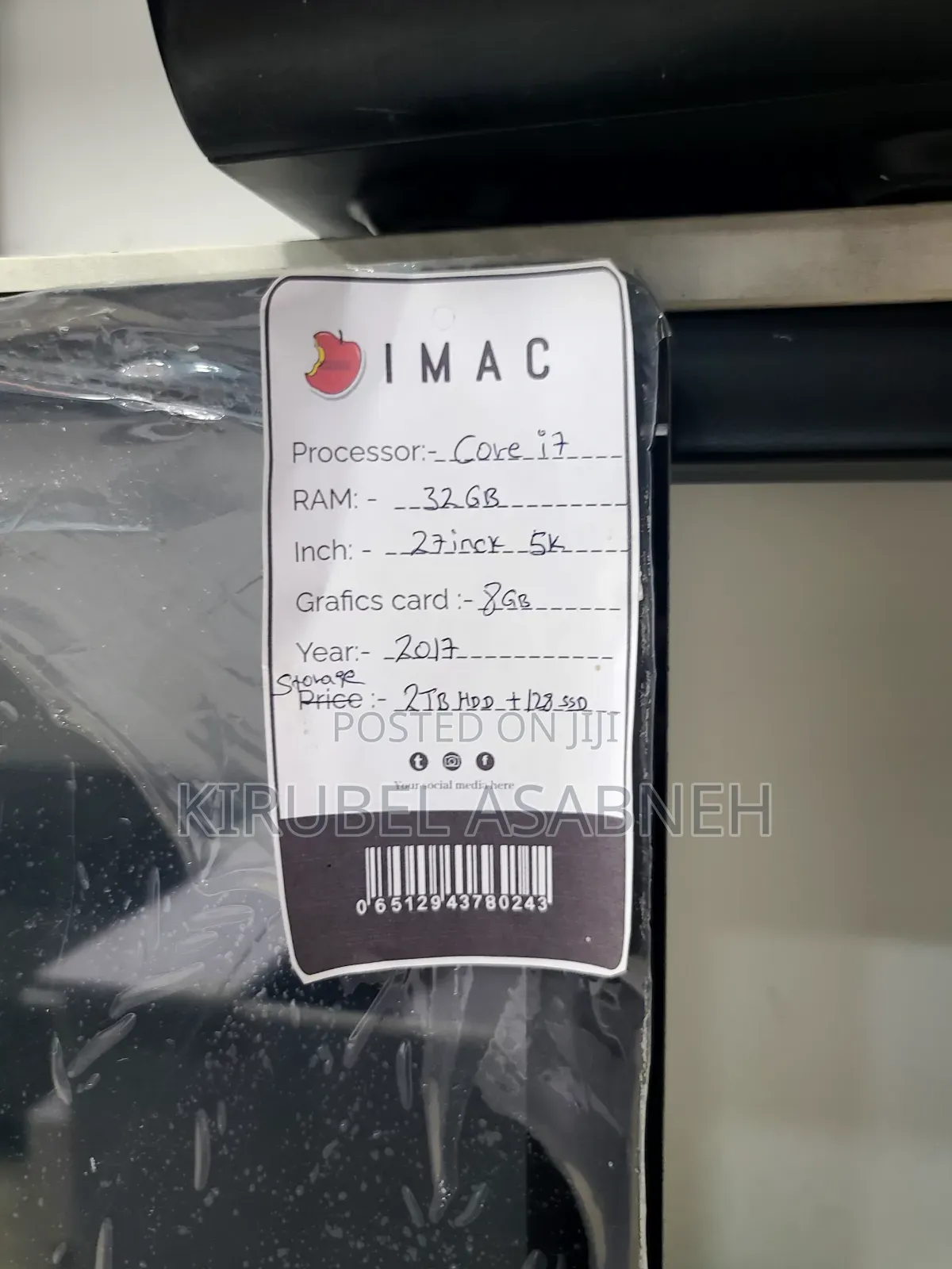 New Desktop Computer Apple iMac 32GB Intel Core I7 HDD+SSD 2T