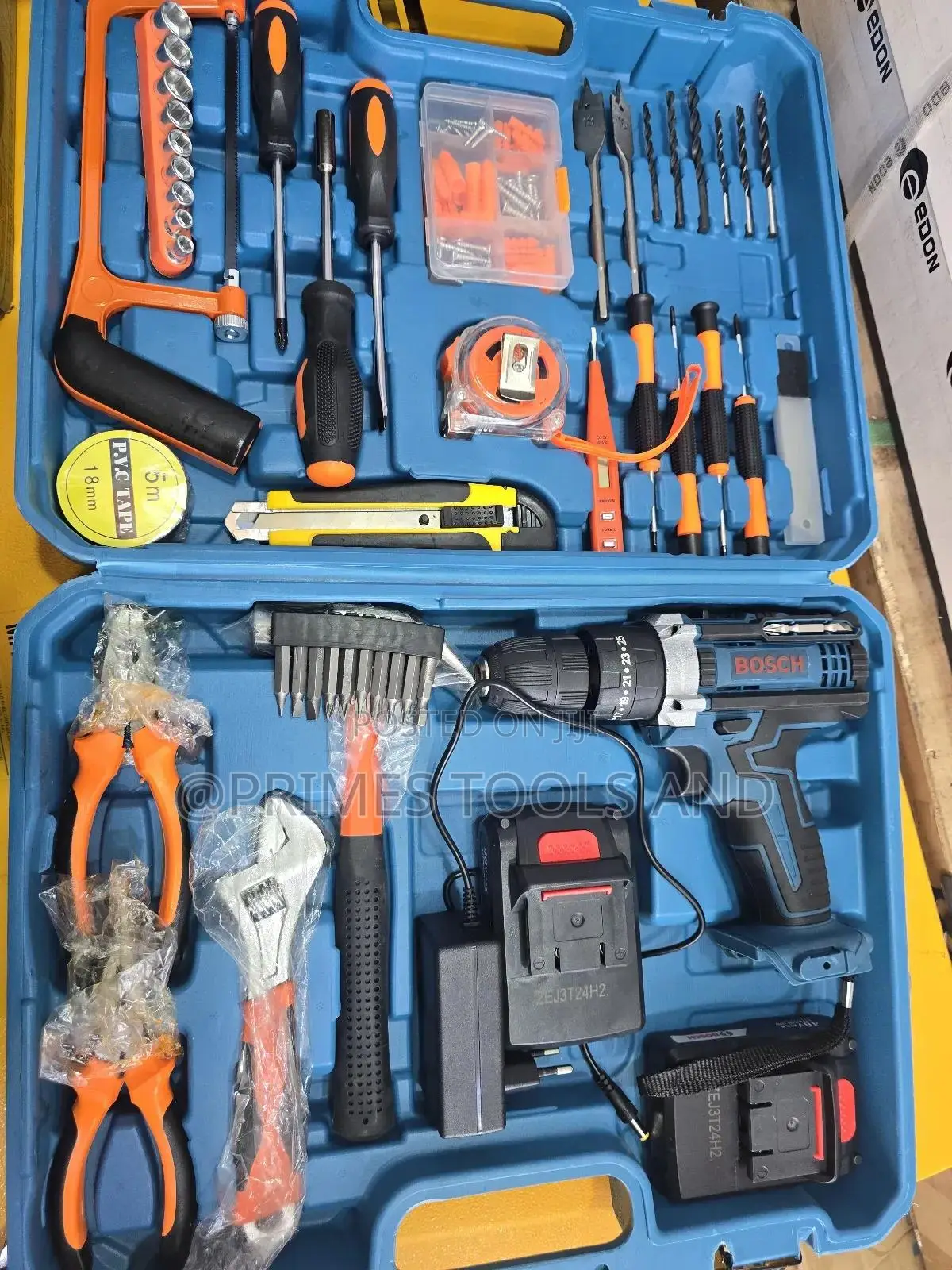 Bosh Rechargeable Drill Within Full Accessories