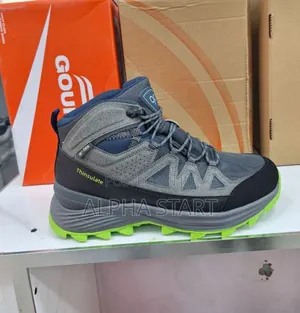 Qc Tex Gray Quality Hiking Boots Master Quality for Men