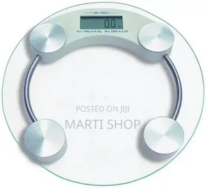 Photo - Digital Glass Electronic Personal Scale With 180kg Capacity