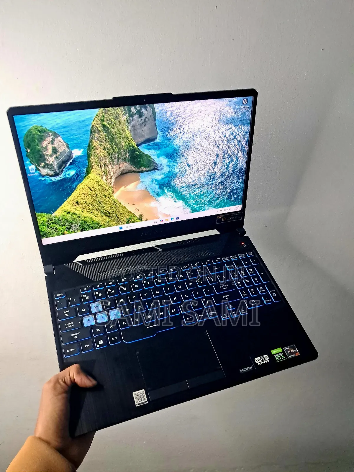 New Laptop Asus TUF Gaming A15 16GB AMD Ryzen 7 SSD 512GB