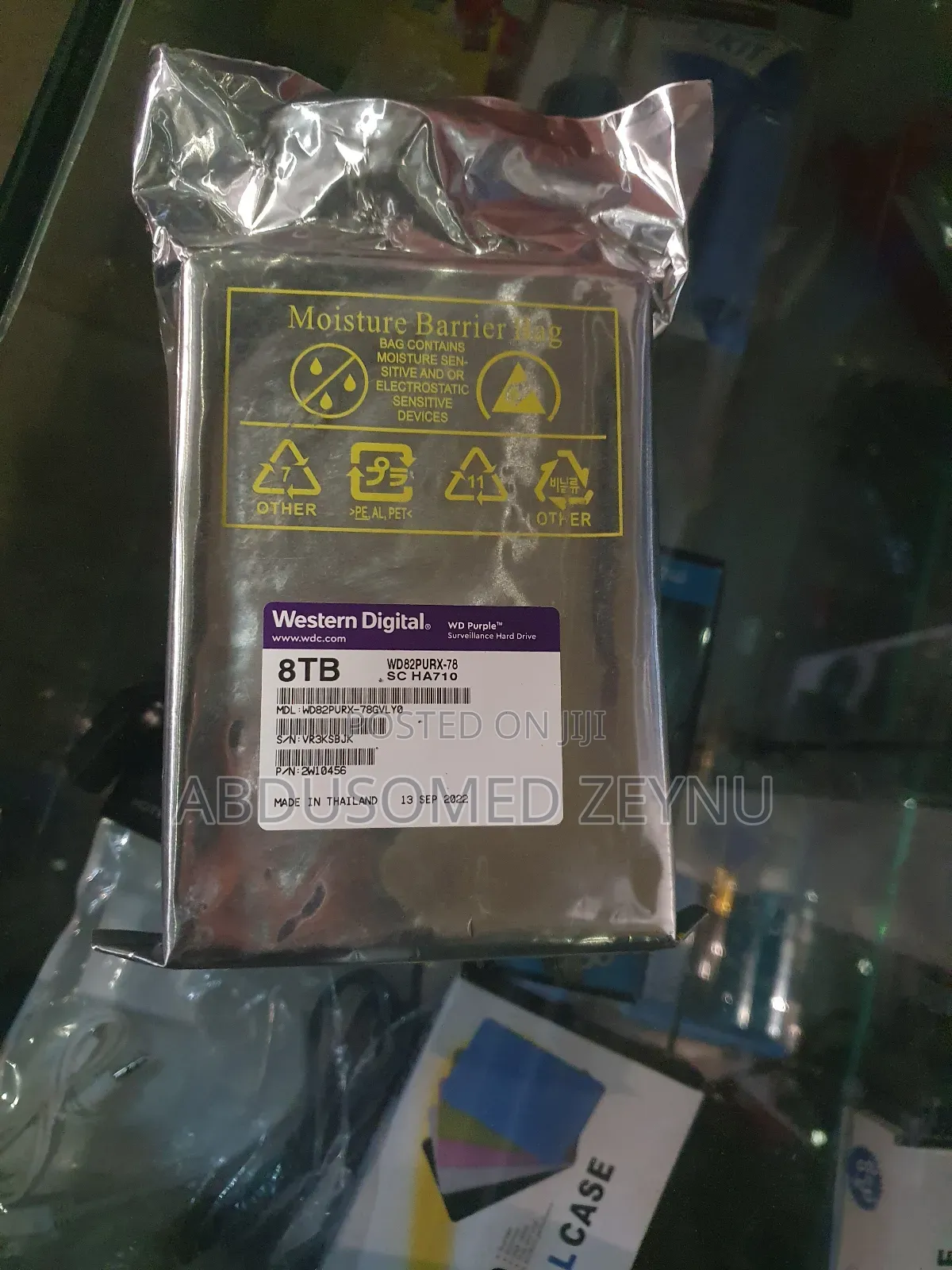 8tb Original & High Quality Wd Purple Surveillance Internal Hdd - 24/7