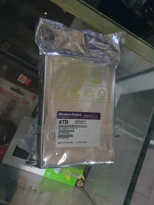 8tb Original & High Quality Wd Purple Surveillance Internal Hdd - 24/7