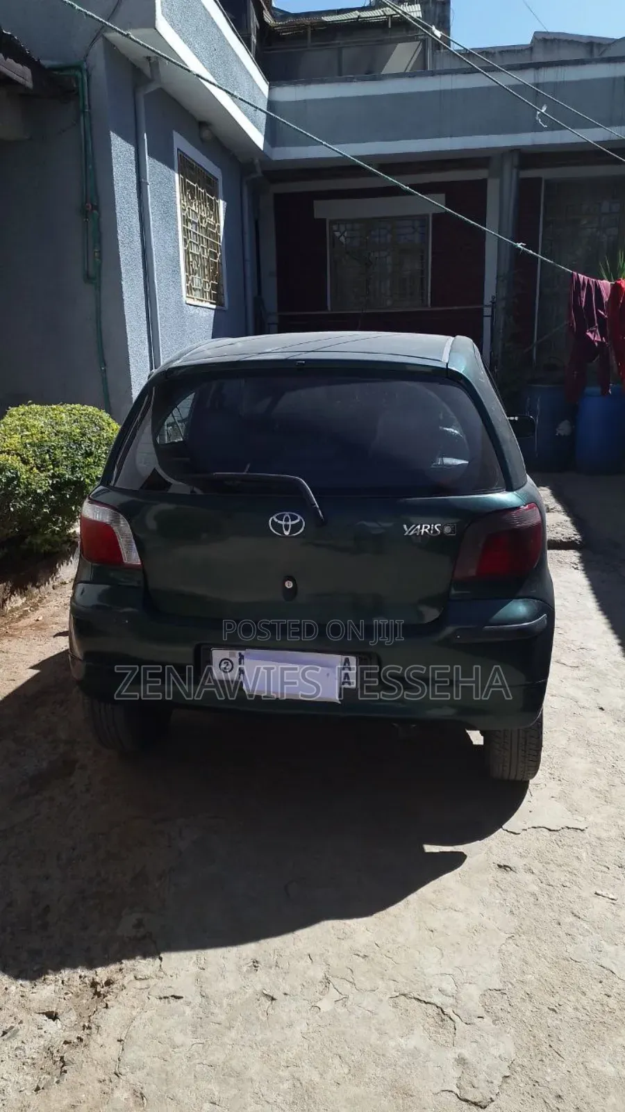 Toyota Vitz 1.3 AWD 3dr 2000 Green