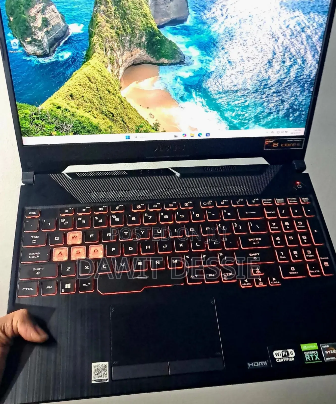 New Laptop Asus 16GB AMD Ryzen 7 SSD 512GB