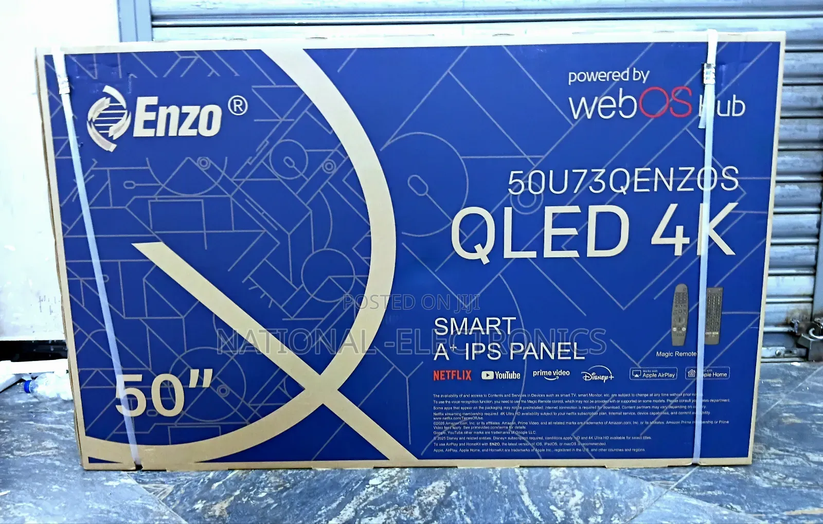 Enzo 50 Inch Tv Smart Qled New 2025 Model Webos Original Enzo
