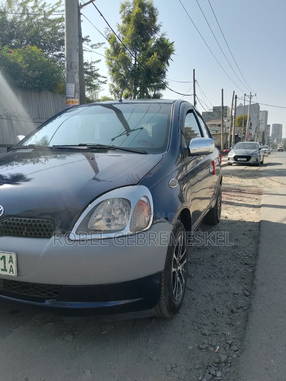 Toyota Yaris 2001 Blue