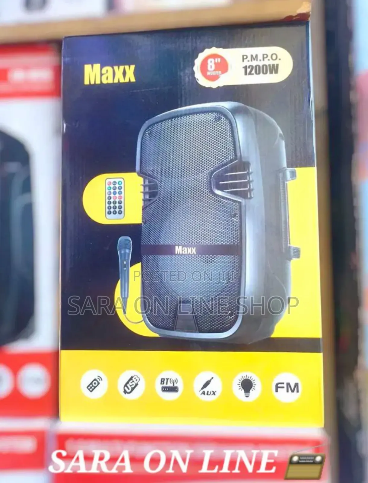 Max 8inch Orignal Speaker Free Delivery