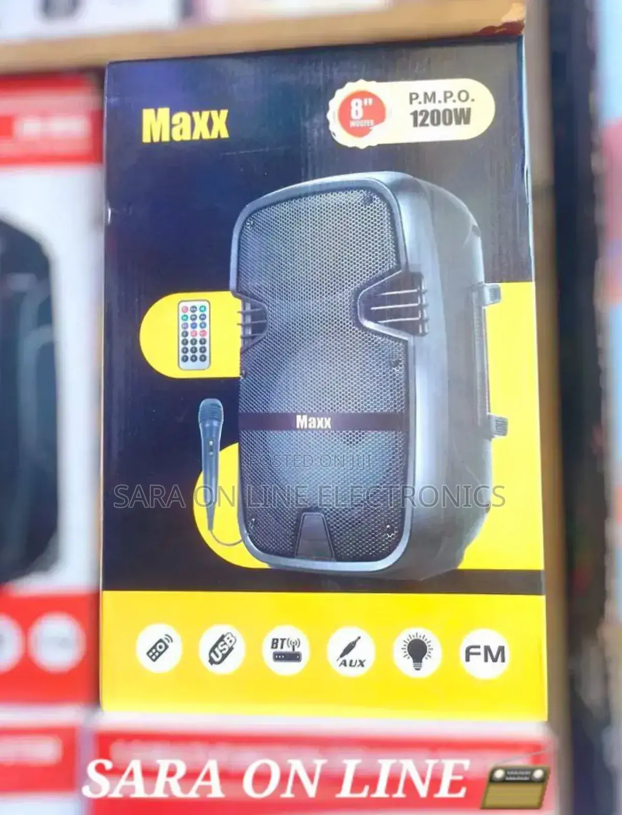 Max 8inch Orignal Speaker Free Delivery