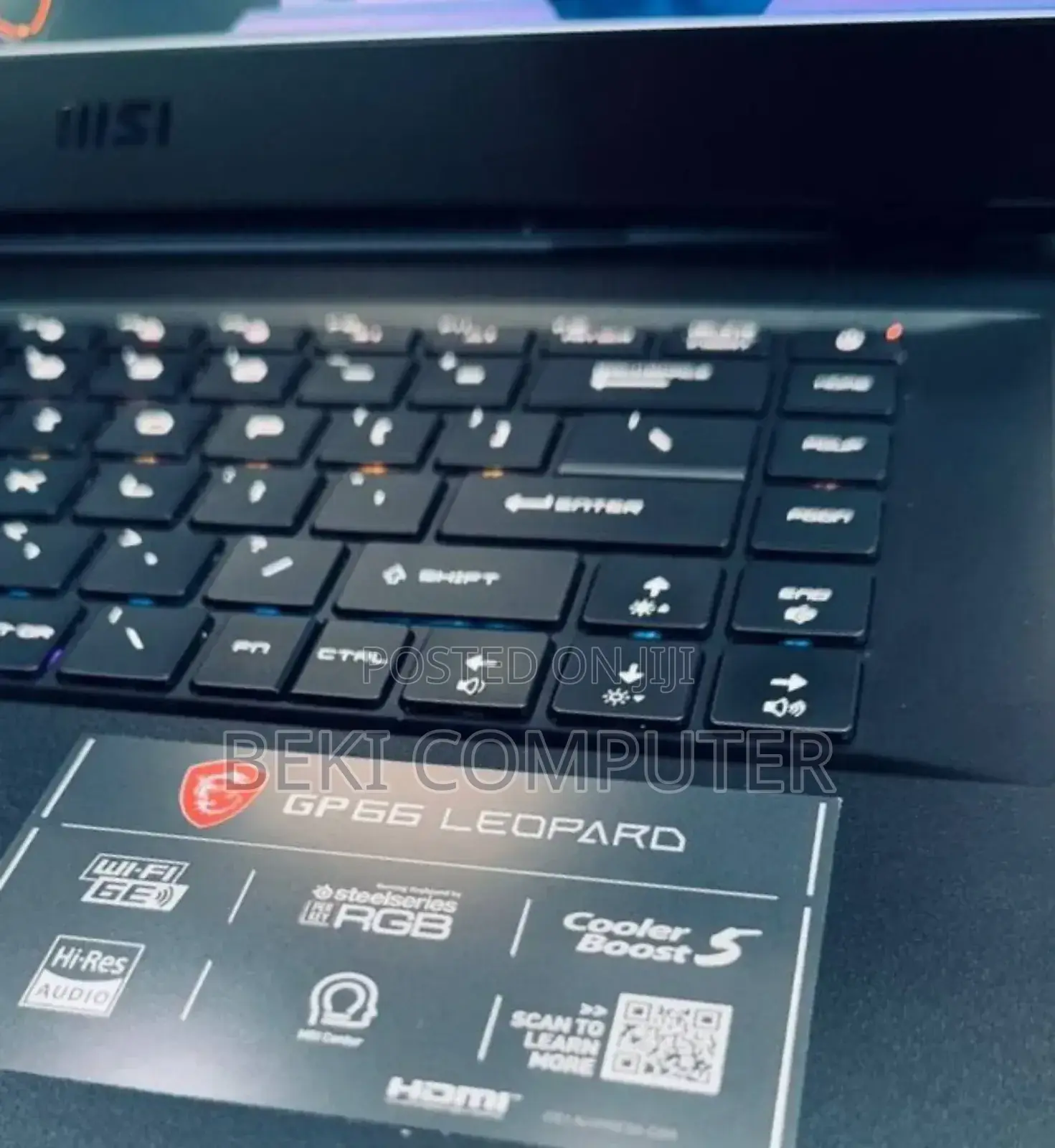 New Laptop MSI GP75 Leopard 16GB Intel Core I7 SSD 1T